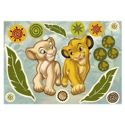 Dein Traumzimmer Komar - Deko Sticker - Simba and Nala K-DS-14040h