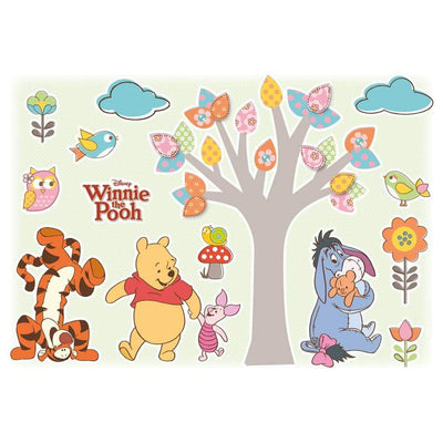 Dein Traumzimmer Komar - Deko Sticker - Winnie Pooh Nature Lovers K-DS-14014h