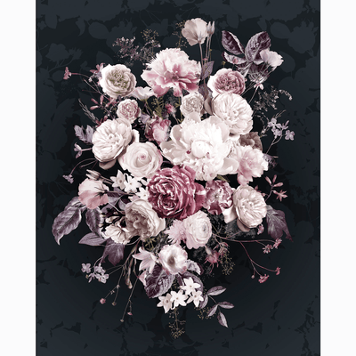 Dein Traumzimmer Komar Fototapete auf Vlies - Bouquet Noir K-FT-X4-1018