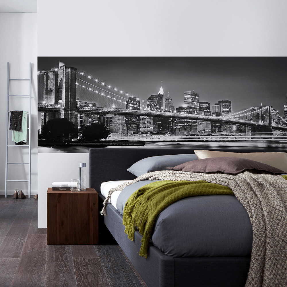 Luxuriöses Versand die Dein Nur Brooklyn - | Beste Fototapete Bridge Design Qualität Traumzimmer | Schneller | Komar |