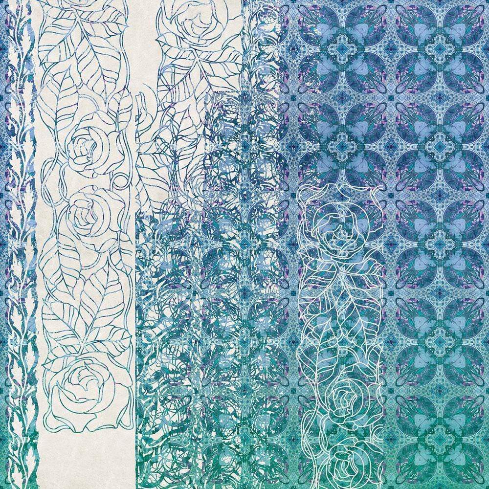 Dein Traumzimmer Komar - Fototapete - Heritage - Art Nouveau Bleu Fototapeten