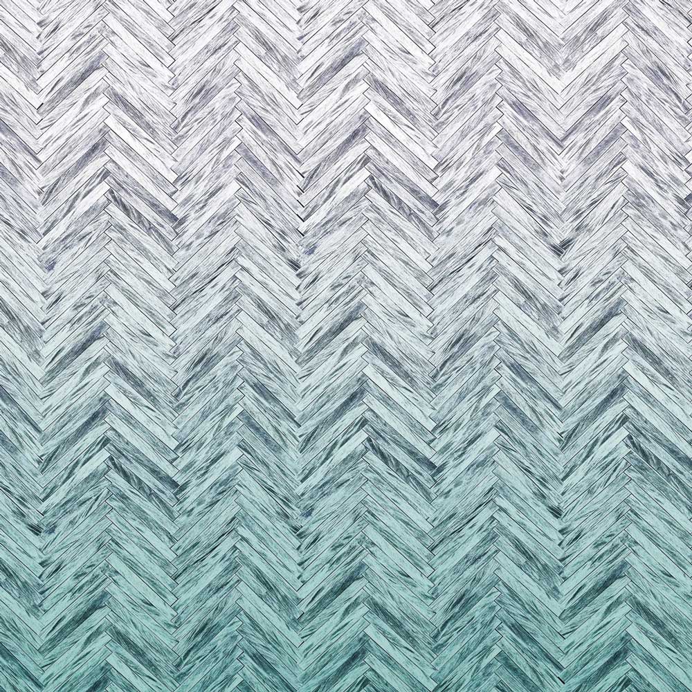 Dein Traumzimmer Komar Fototapete - Infinity - Herringbone Mint Fototapeten