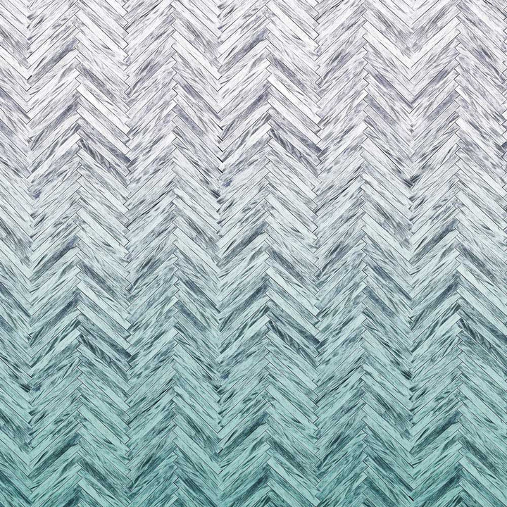 Dein Traumzimmer Komar Fototapete - Infinity - Herringbone Mint Fototapeten
