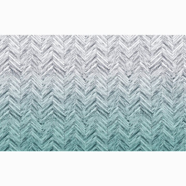 Dein Traumzimmer Komar Fototapete - Infinity - Herringbone Mint Fototapeten