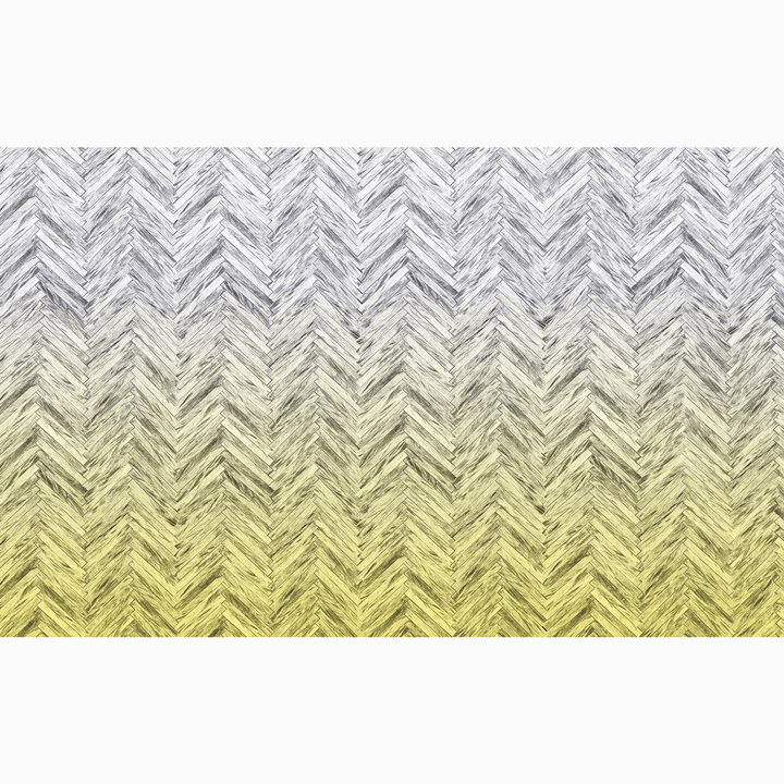Dein Traumzimmer Komar Fototapete - Infinity - Herringbone Yellow Fototapeten