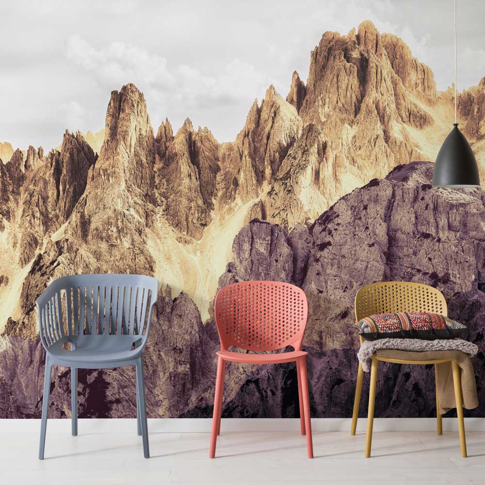 Dein Traumzimmer Komar Fototapete - Infinity - Peaks Color Fototapeten