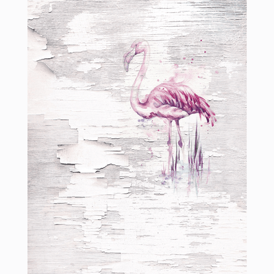 Dein Traumzimmer Komar Fototapete - Infinity - Pink Flamingo Fototapeten