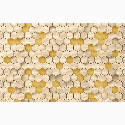 Dein Traumzimmer Komar Fototapete - Infinity - Woodcomb Birch Fototapeten