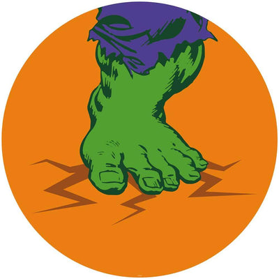 Dein Traumzimmer Komar Fototapete - Into Adventure - Avengers Hulk's Foot Pop Art K-FT-IA-DD1-032