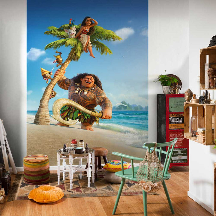 Dein Traumzimmer Komar Fototapete - Into Adventure - Moana and Maui Fototapeten