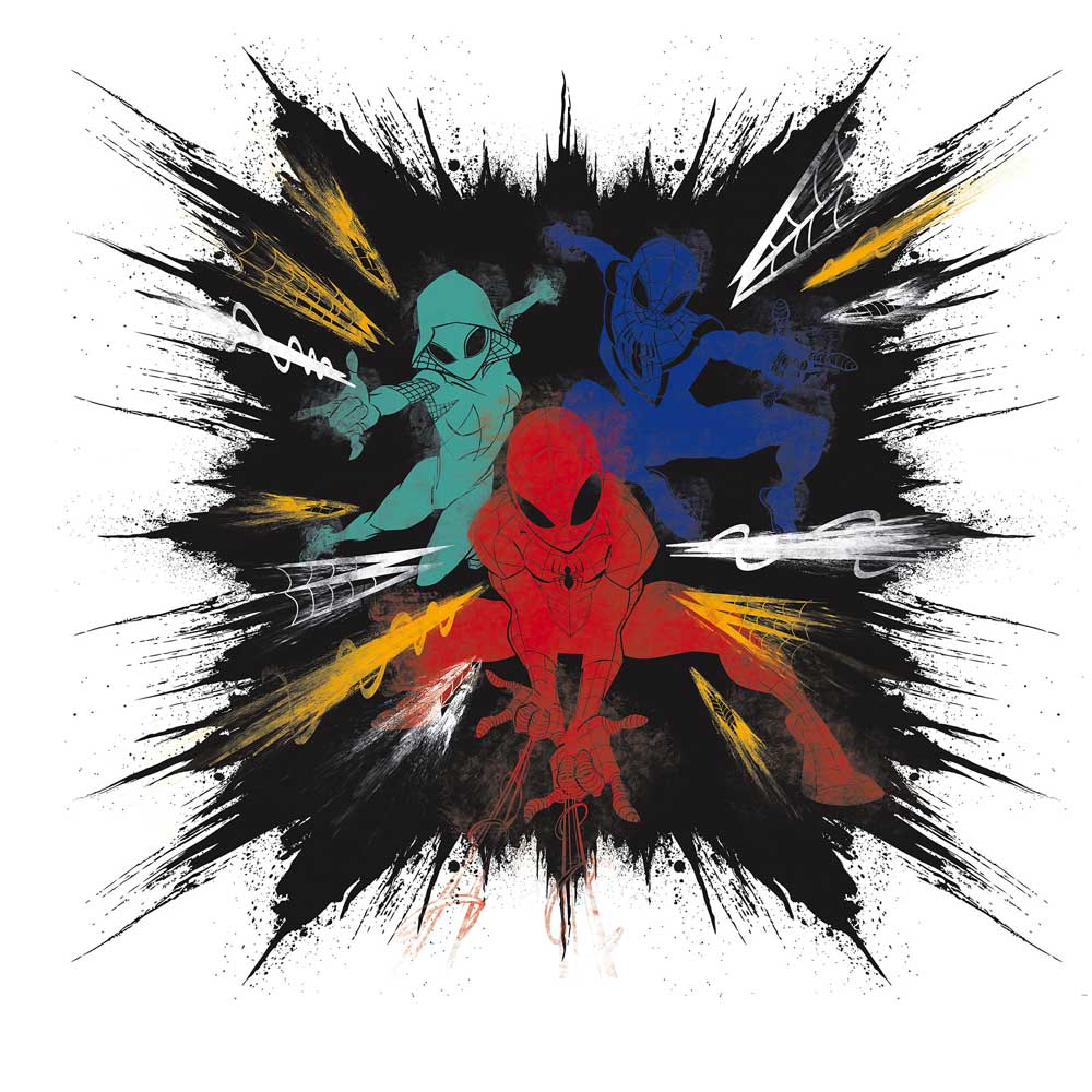 Dein Traumzimmer Komar Fototapete - Into Adventure - Spider-Man Color Explosion Fototapeten