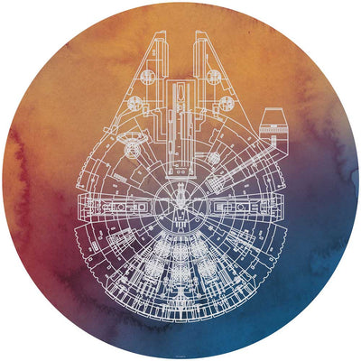 Dein Traumzimmer Komar Fototapete - Into Adventure - Star Wars Millennium Falcon Fototapeten