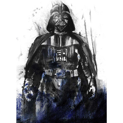 Dein Traumzimmer Komar Fototapete - Into Adventure - Star Wars Watercolor Vader Fototapeten
