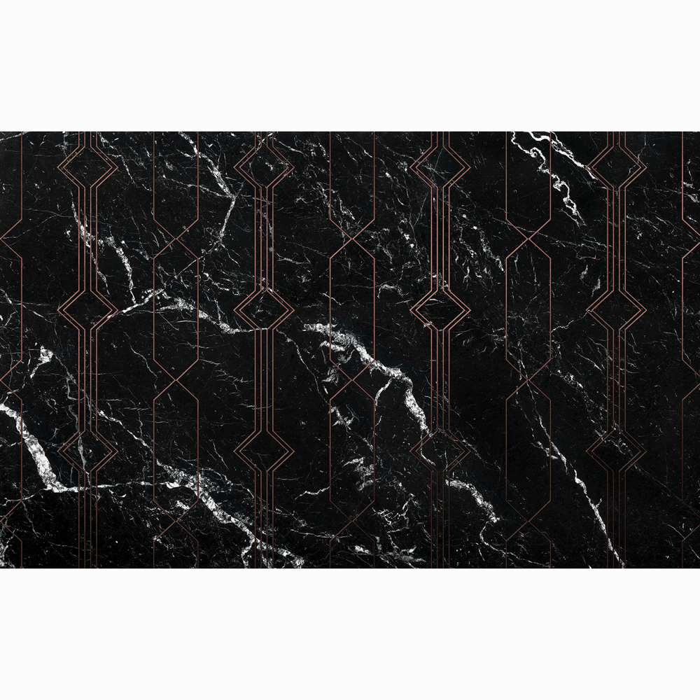 Dein Traumzimmer Komar Fototapete - Pure - Marble Black Fototapeten