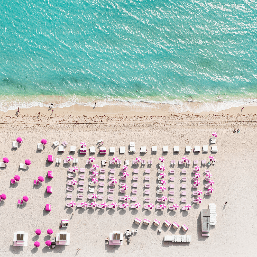Dein Traumzimmer Komar Fototapete - Pure - Pink Umbrella Fototapeten
