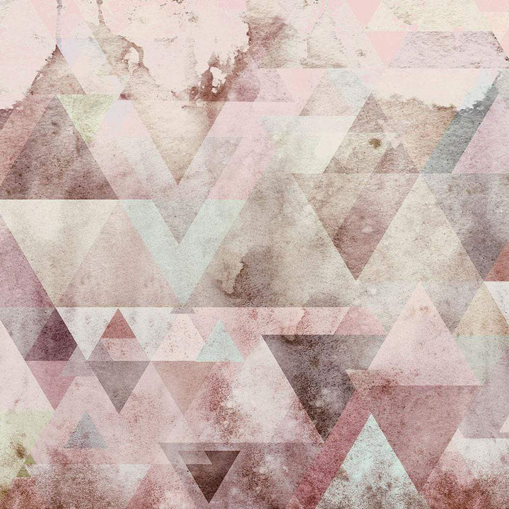 Dein Traumzimmer Komar Fototapete - Pure - Triangles Red Fototapeten