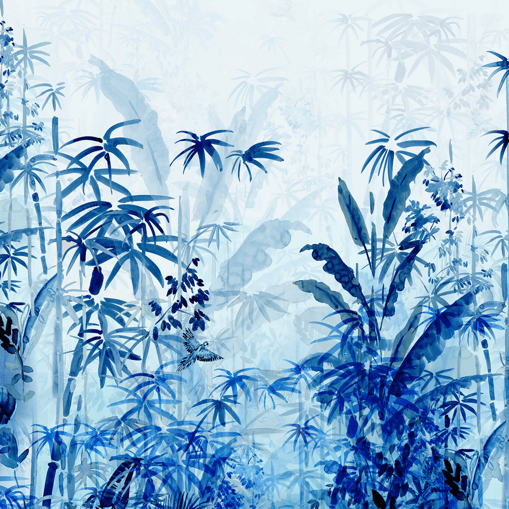 Dein Traumzimmer Komar Fototapete - RAW - Blue Jungle Fototapeten