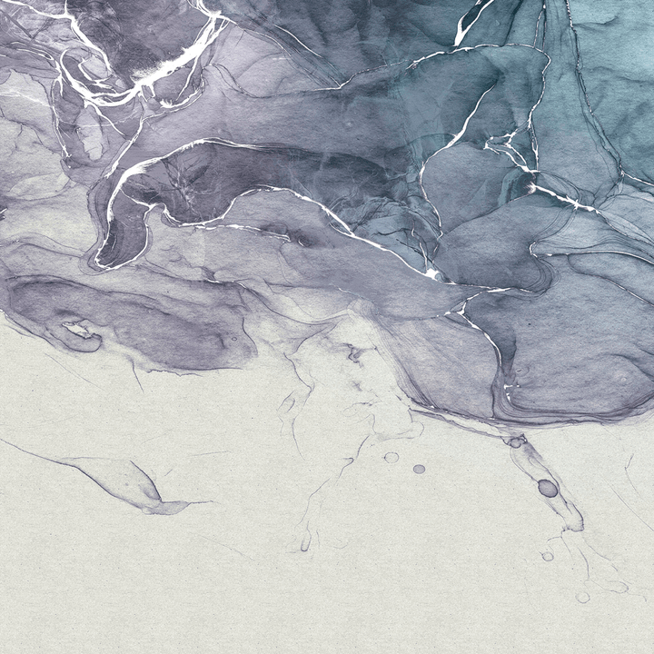 Dein Traumzimmer Komar Fototapete - RAW - Ink Blue Fluid Fototapeten