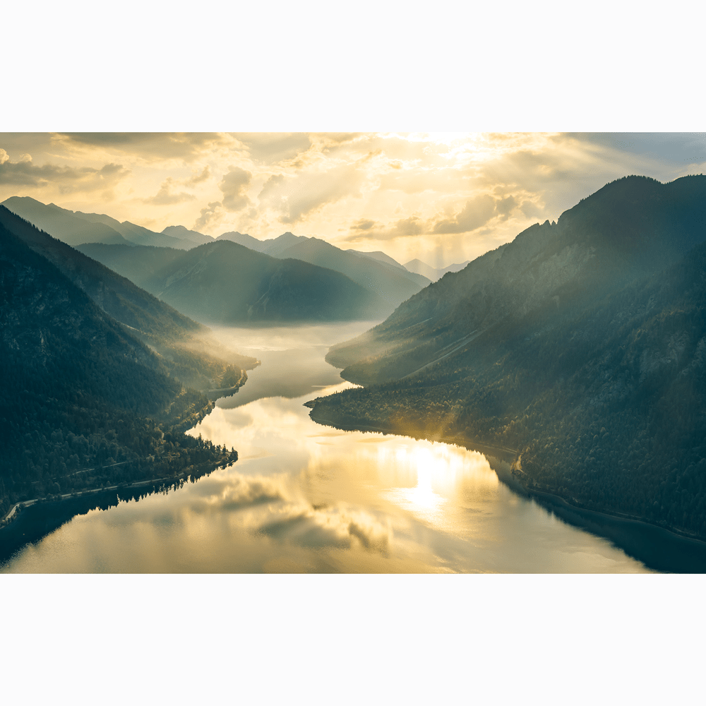 Dein Traumzimmer Komar Fototapete - S.Hefele 2 - Gold Mountains Fototapeten