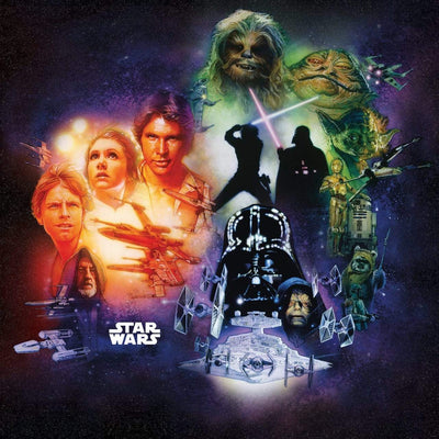 Dein Traumzimmer Komar Fototapete - Star Wars  Classic - Poster Collage Fototapeten
