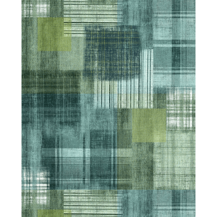 Dein Traumzimmer KOMAR VLIES FOTOTAPETE - INFINITY 2 - Patchy Plaid Fototapeten