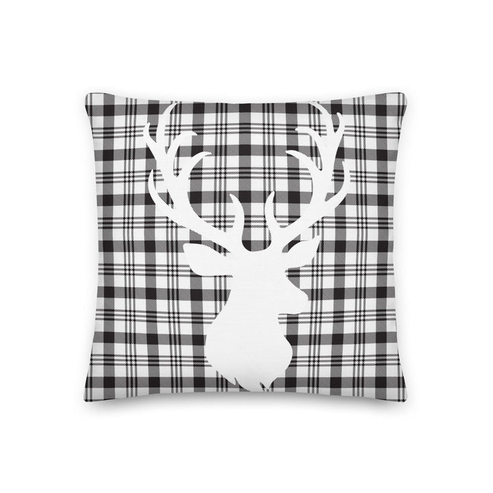 Dein Traumzimmer Kissen Tartan Christmas Deer - Grau Dekorative Kissen