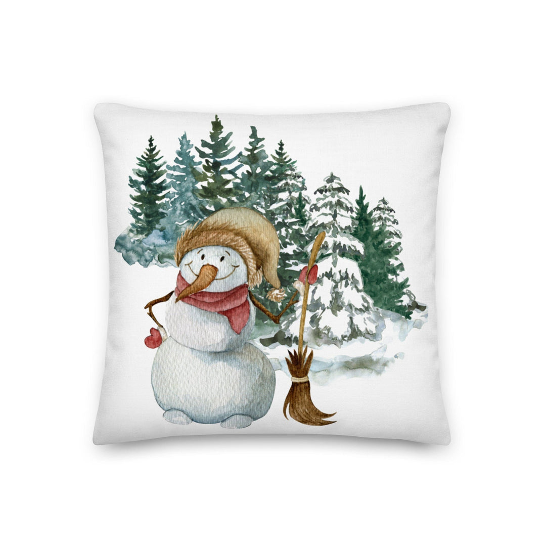 Dein Traumzimmer Kissen Happy Snowman Dekorative Kissen
