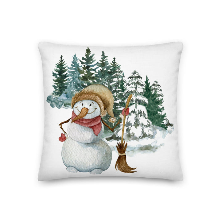 Dein Traumzimmer Kissen Happy Snowman Dekorative Kissen