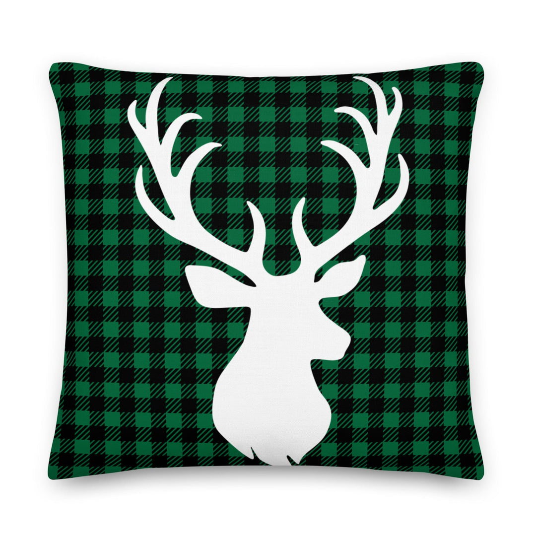 Dein Traumzimmer Kissen Tartan Christmas Deer - Grün Dekorative Kissen