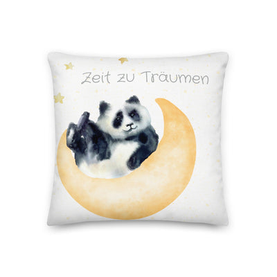 Dein Traumzimmer Zeit zu Träumen - Panda I Kinderkissen I Kinderzimmer Deko Dekorative Kissen